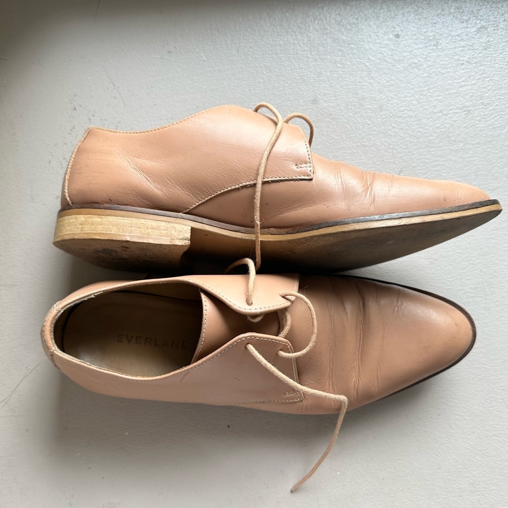 Everlane 6.5 leather oxfords